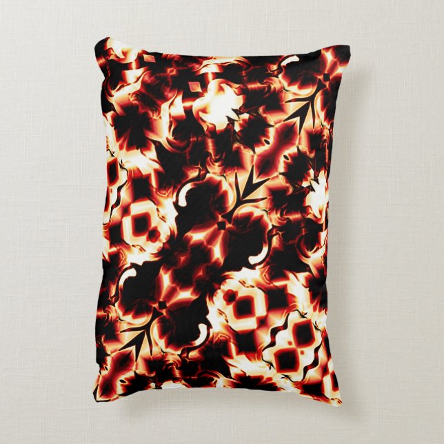 Stor spegling av lätt skulpterade former prydnadskudde (Baksidan(Vertikal))