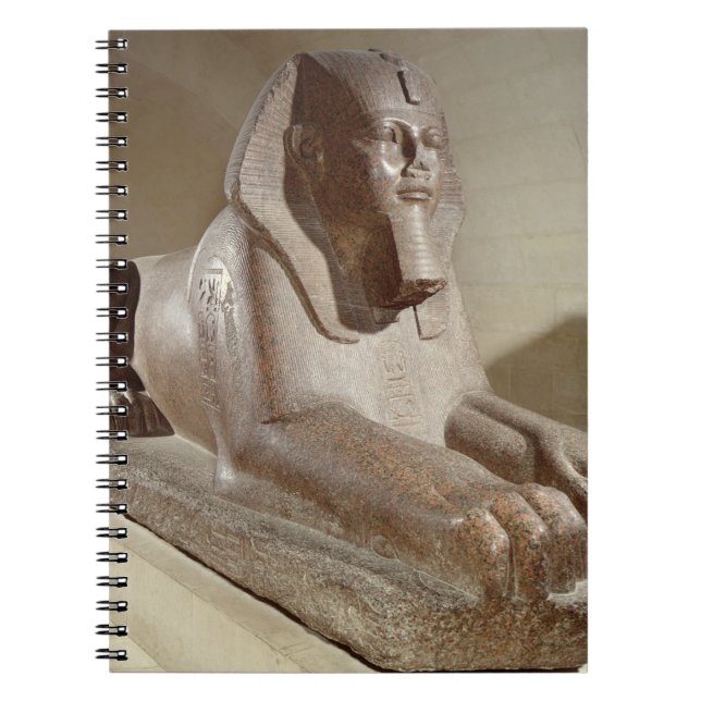 Stor Sphinx, från Tanis (granit) Anteckningsbok (Framsidan)