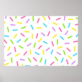 Stor Sprinkles Party-bakgrund Poster