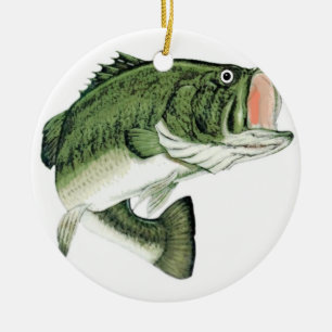 Stor stor munbas julgransprydnad keramik