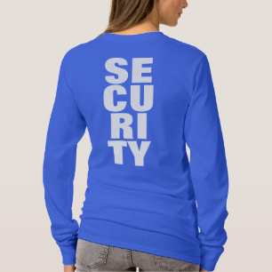Stor Stor Teckensnitts Text Kunglig Blå Kvinnors S T Shirt