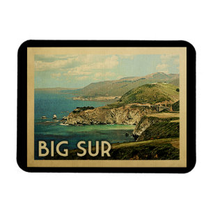 Stor Sur Kalifornien vintage resor Magnet