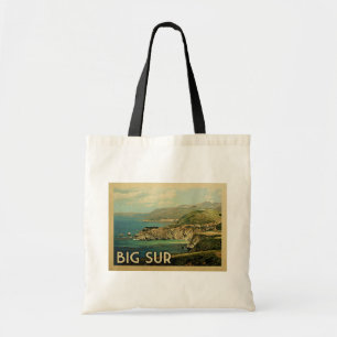 Stor Sur Kalifornien vintage resor Tygkasse