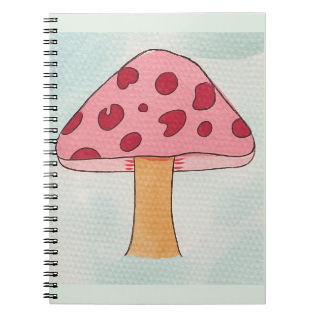 Stor svamp Watercolor Journal Anteckningsbok (Framsidan)