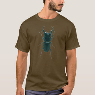 Stor svart dyngaskalbagge t-shirt