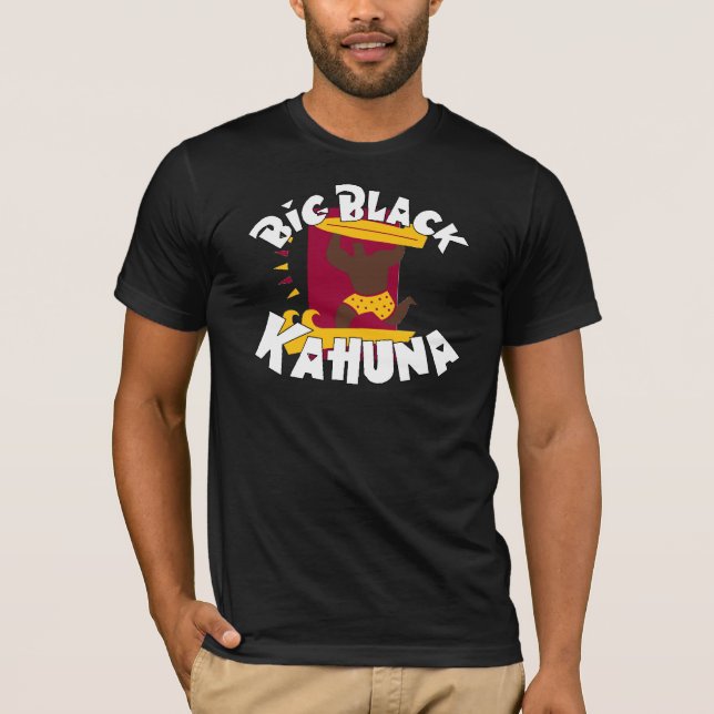 STOR SVART KAHUNA (SKJORTAN) TEE (Framsida)