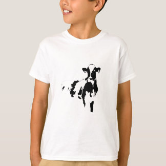 stor svartvit ko t shirt