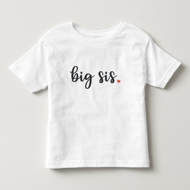 Stor Syrran med hjärta T Shirt (Framsida)