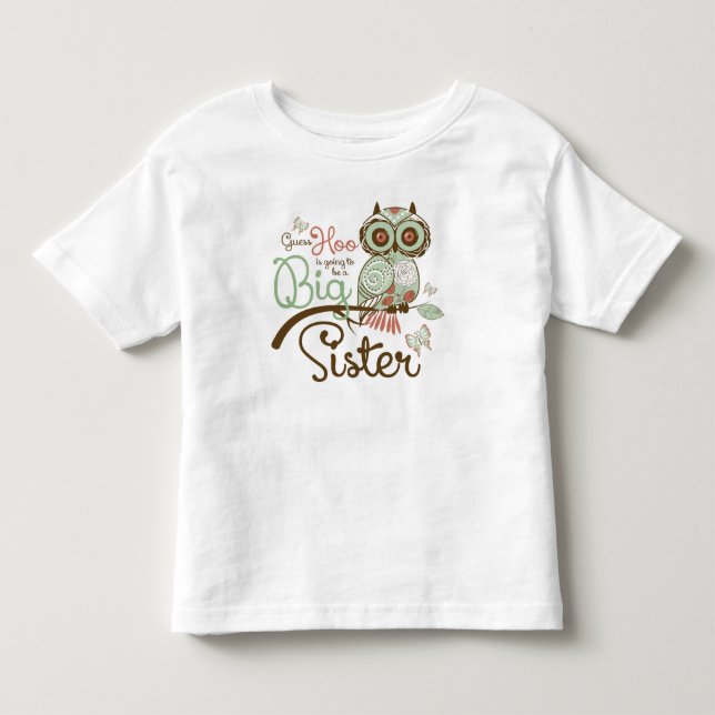 Stor syster att vara Uggla Tröja (Framsida)