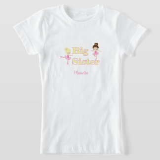 Stor syster ballerina syskon personlig t shirt