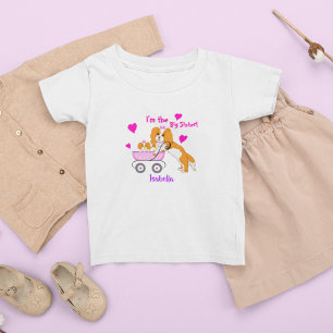 Stor syster Cavalier King Charles Spaniel Namn T Shirt