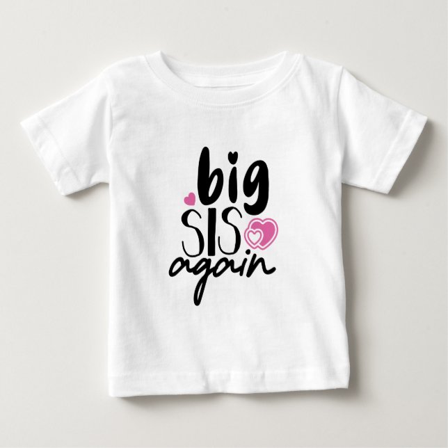Stor syster igen t shirt (Framsida)
