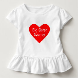 Stor syster klänning Personifiera med namn Tee Shirt