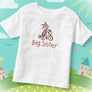 Stor syster presentidé: T-shirt för småbarn