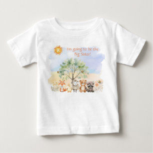 Stor syster, storebror - skogs vilda djur T-shirt