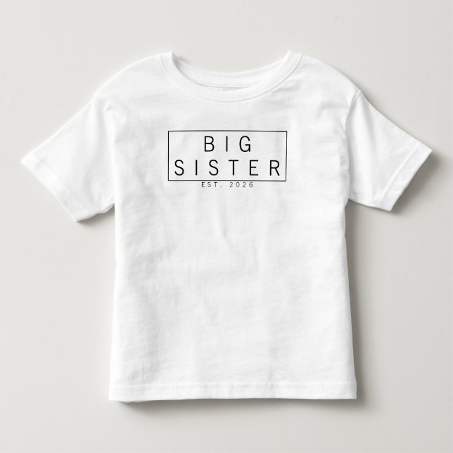 Stor syster T-shirt (Framsida)
