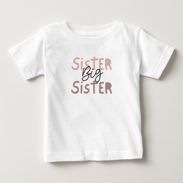 Stor syster-tröja. Kompis till Lil' Sister Tee (Framsida)