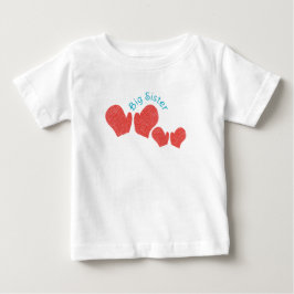 Stor syster-tröja - Röda handskar tema T Shirt