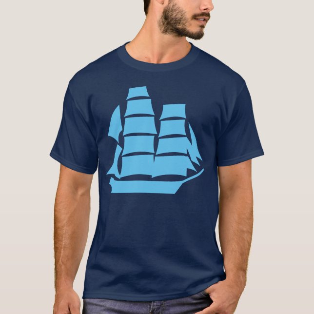 Stor T-Shirt för Fartyg (Framsida)