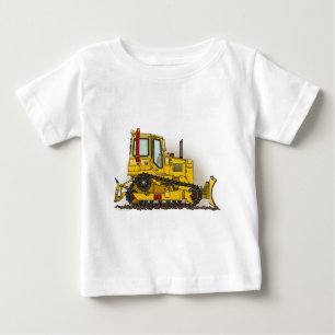 Stor T-tröja för BulldozerDozerspädbarn Tee Shirt