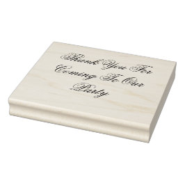 Stor: Tack för att komma till Party Stämpel