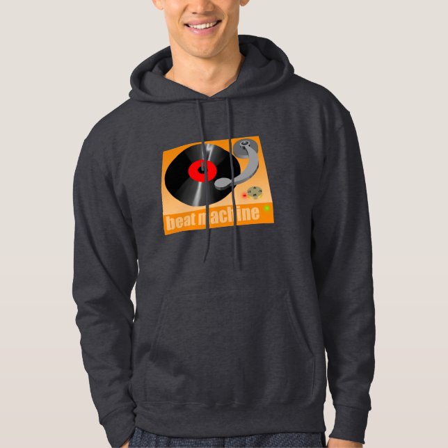 Stor taktmaskinsymbol sweatshirt (Framsida)