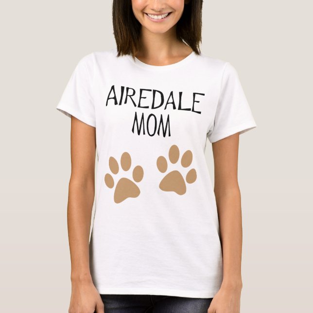 stor tassavtryck för airdalemamma t-shirt (Framsida)