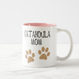 Stor tassCatahoula mamma Två-Tonad Mugg