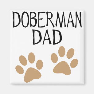Stor tassDobermanpappa Magnet