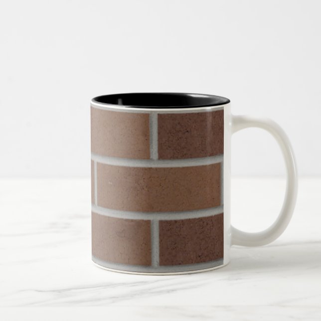 STOR tegelstenMasonry Två-Tonad Mugg (Höger)
