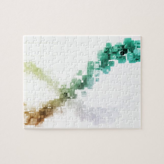 Stor teknologi för dataVisualizationAnalytics Pussel (Horisontell)