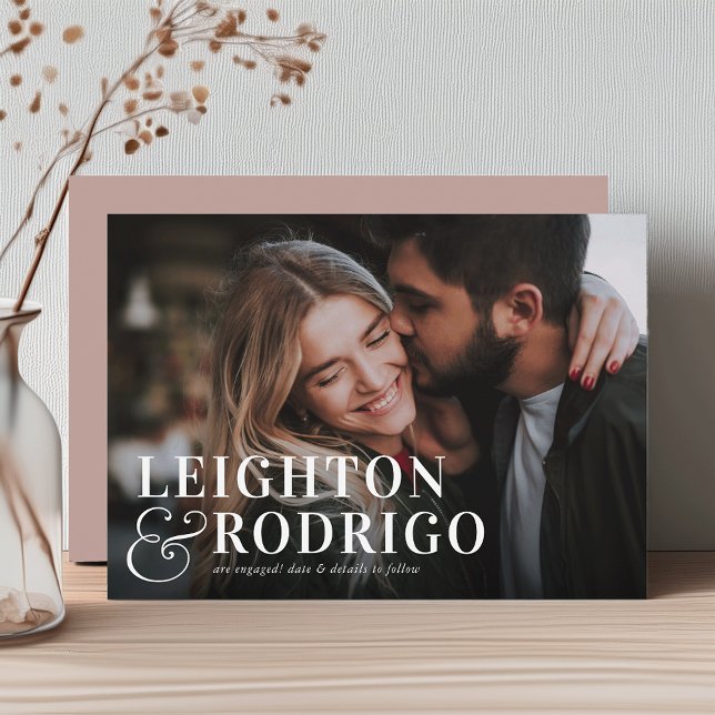 Stor tid | Foto-Förlovning Meddelande (Skapare uppladdad)