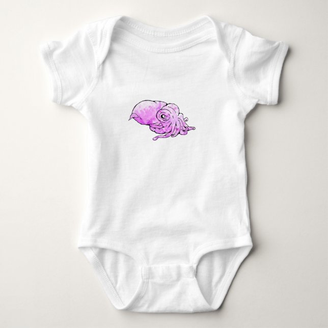 stor tioarmad bläckfisk tee shirt (Framsida)