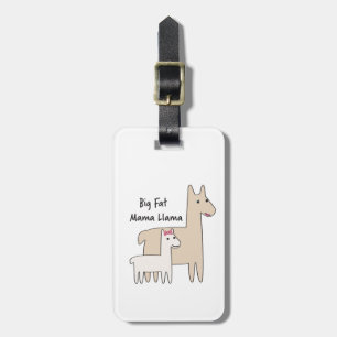 Stor Tjock Mamma Llama Bagagebricka