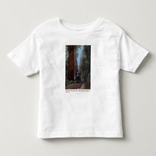 Stor trädjärnvägstation t-shirt