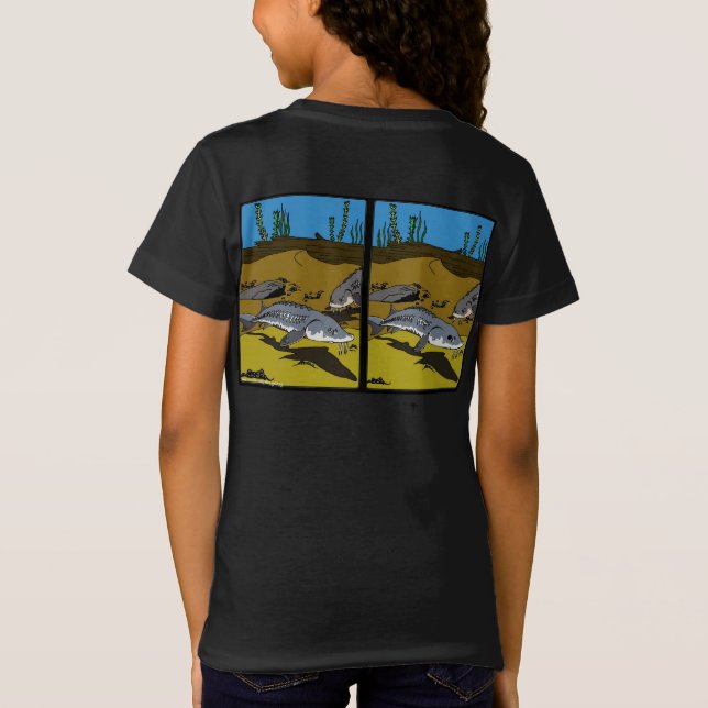 STÖR TRÄNINGSSIDA & FJÄLLPLATTOR - t-shirt för fli (Baksida)