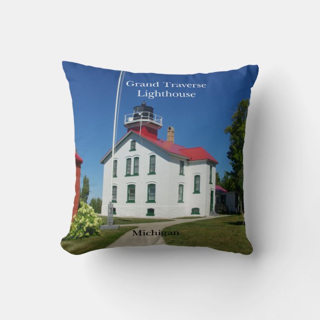 Stor Traverse Lighthouse-fyrkudde Kudde (Framsida)