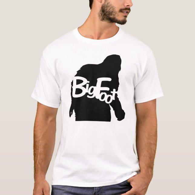 Stor TShirt för fotmanarvit Tröja (Framsida)