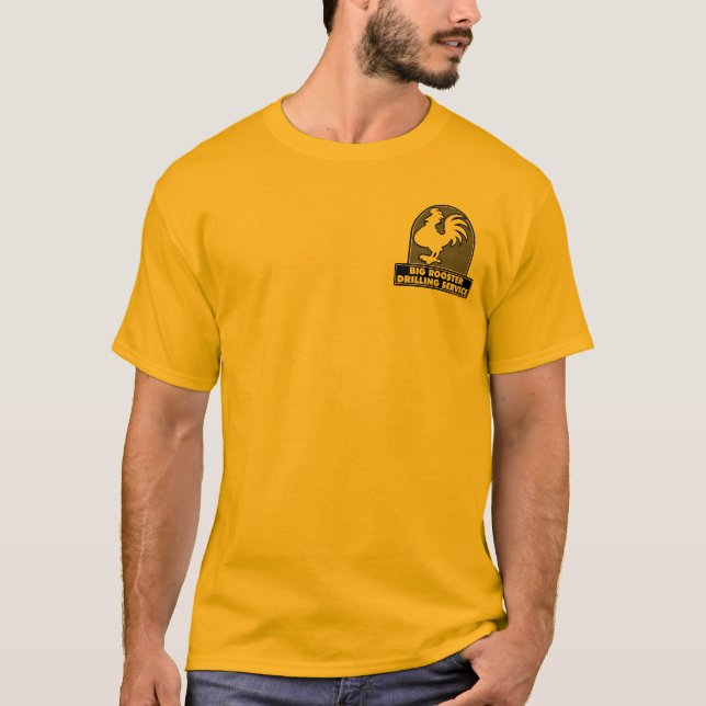 Stor tuppborrande servar 1 skjorta tee (Framsida)