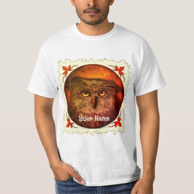 Stor Uggla T Shirt (Framsida)