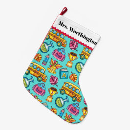 Stor Ull-lärare - julklapp Julstrumpa