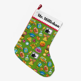 Stor Ull-lärare - julklapp Julstrumpa