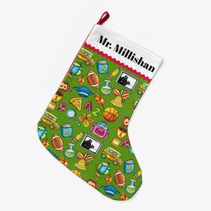 Stor Ull-lärare - julklapp Julstrumpa