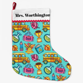 Stor Ull-lärare - julklapp Stor Julstrumpa