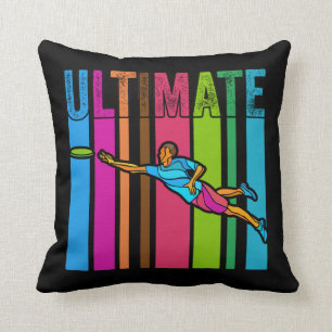 Stor ultimativ frisbeemotivpresent kudde