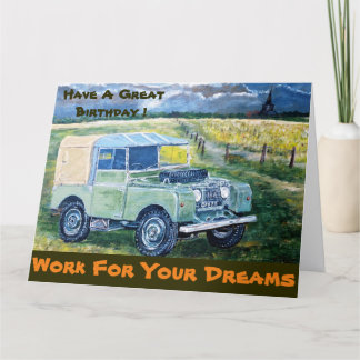 Stor uppmuntran/födelsedagskort kort