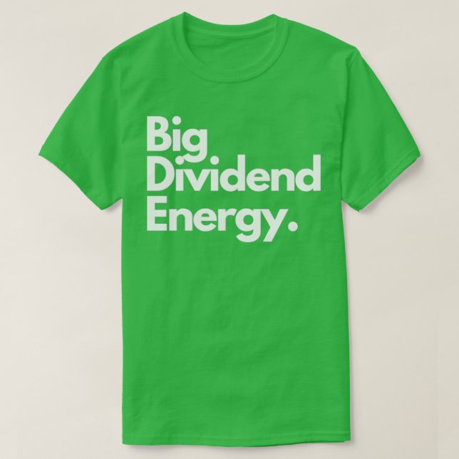 Stor utdelningsenergi t shirt (Design framsida)