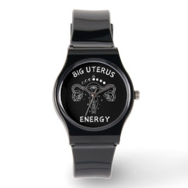Stor Uterus Energy Feminist Armbandsur