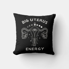 Stor Uterus Energy Feminist Kudde