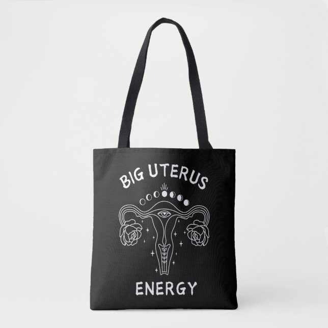 Stor Uterus Energy Feminist Tygkasse (Framsida)